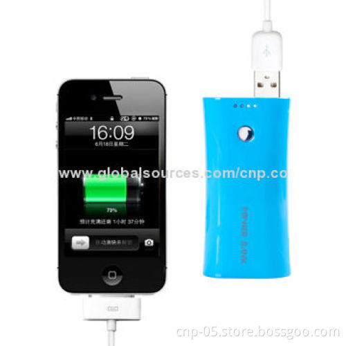 USB Portable Charger for Apple, Samsung, HTC and More, LED Flashlight Supported